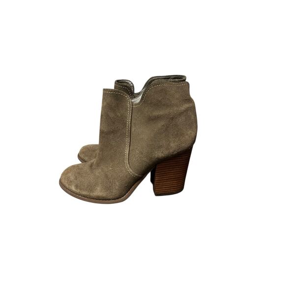 Jessica Simpson Green Suede Booties SIZE 6.5 - Picture 1 of 6